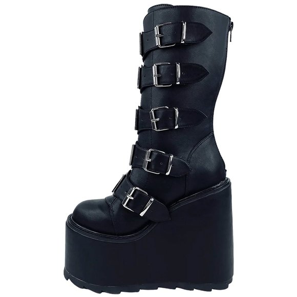 YRU X Naruto Dune Leaf Village Platform Boots - Picture 7 of 8
